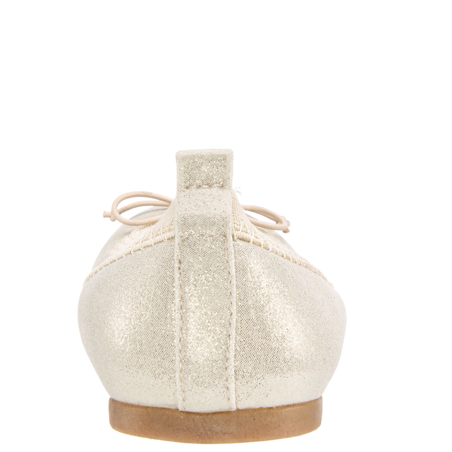 Girls Esther Platino Shimmer Ballet Flats | Nina Shoes