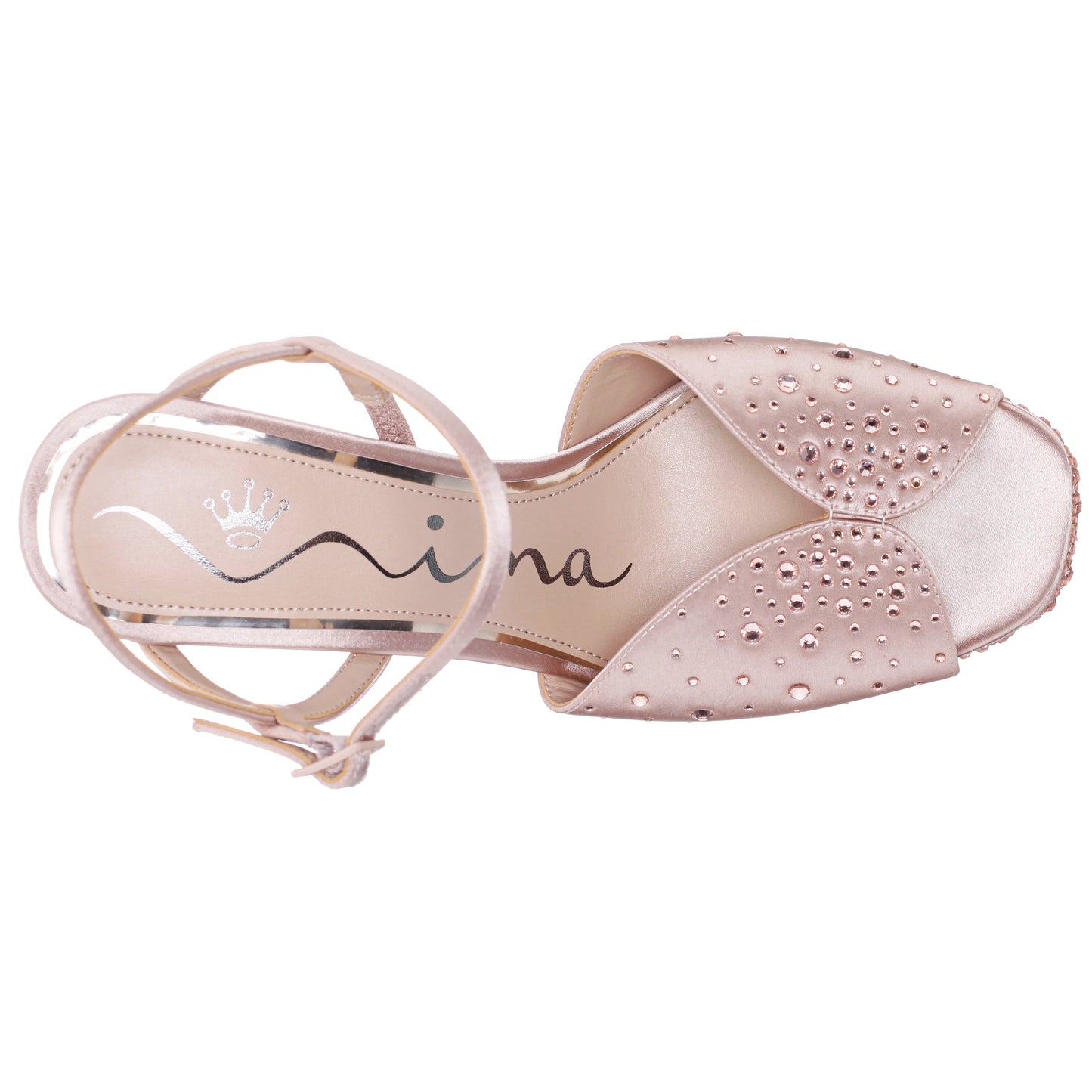 Addison Pearl Rose Sandal Stiletto-Heel Platform | Nina Shoes