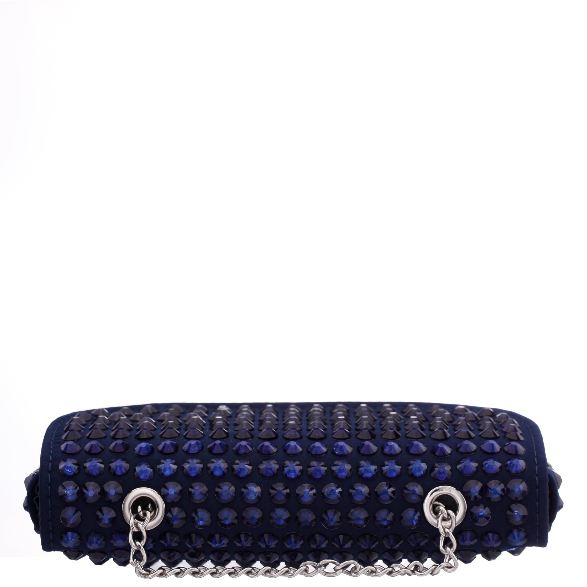 Bixby Blue Satin Crossbody Bag | Nina Shoes