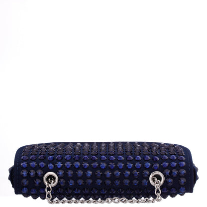 Bixby Blue Satin Crossbody Bag | Nina Shoes