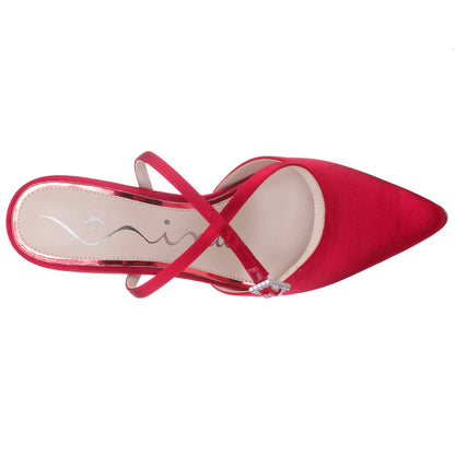 Nasha Red High-Heel Pumps | Nina Shoes