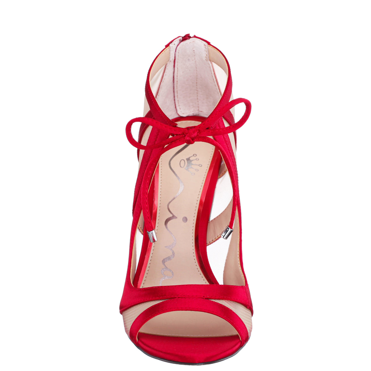 Darissa Red Shootie High-Heel Sandals | Nina Shoes