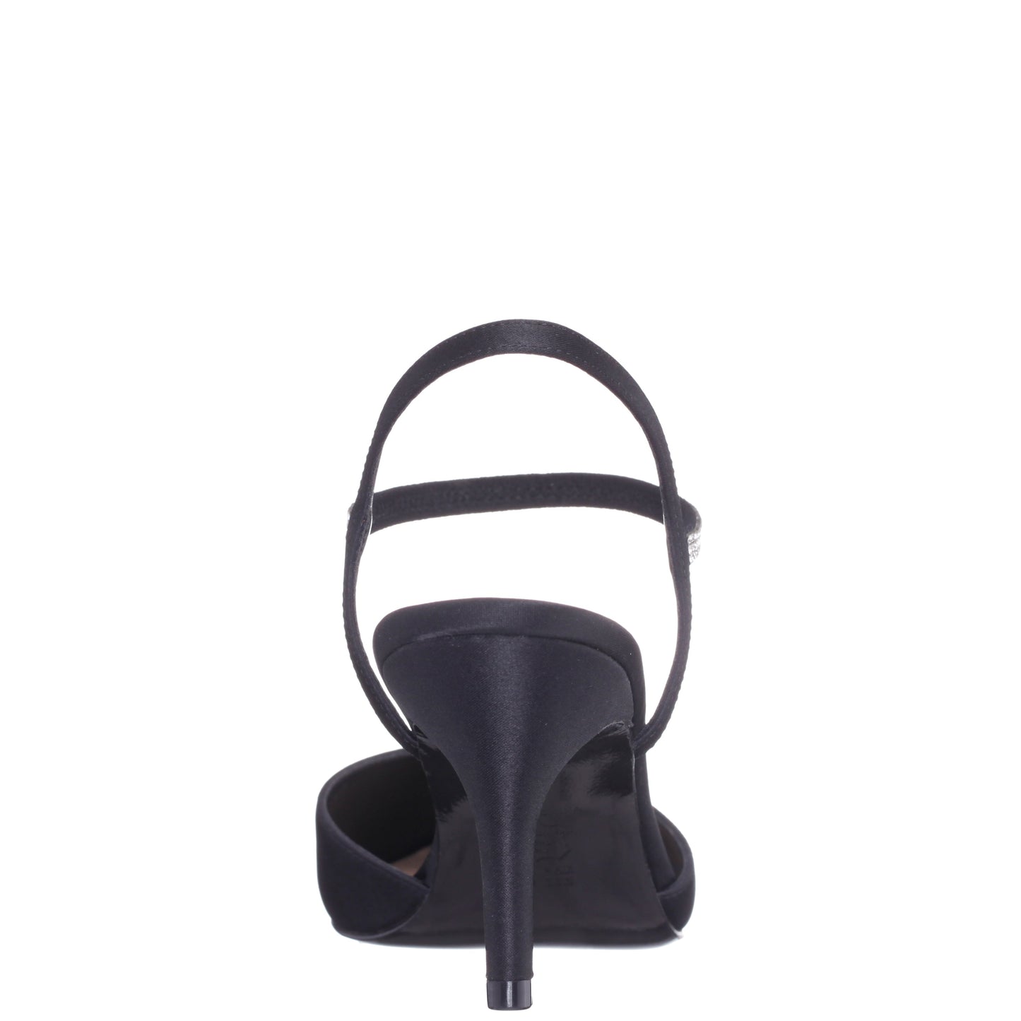 Taisha Black Sling Back Mid-Heel Dress Shoes | Nina Shoes