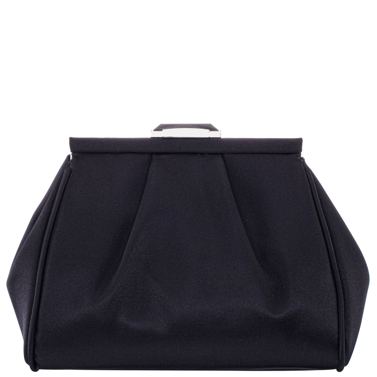 Blayz Black Satin Frame Clutch | Nina Shoes