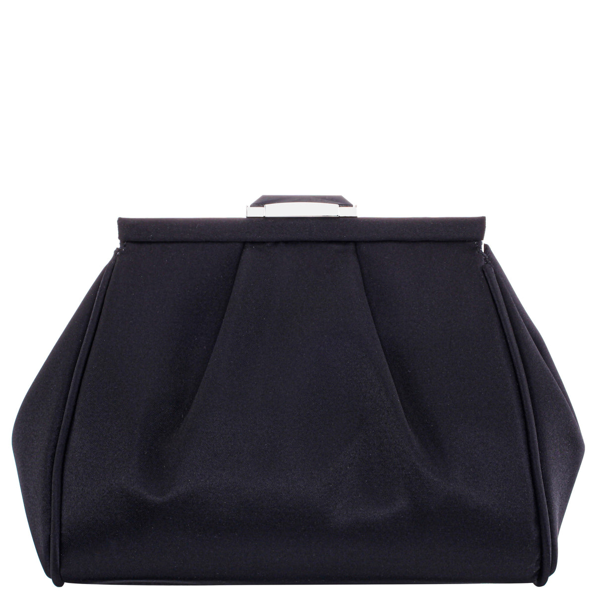 Blayz Black Satin Frame Clutch | Nina Shoes