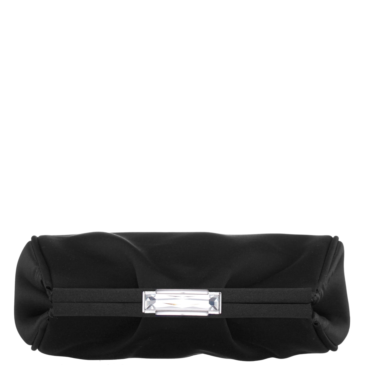 Blayz Black Satin Frame Clutch | Nina Shoes