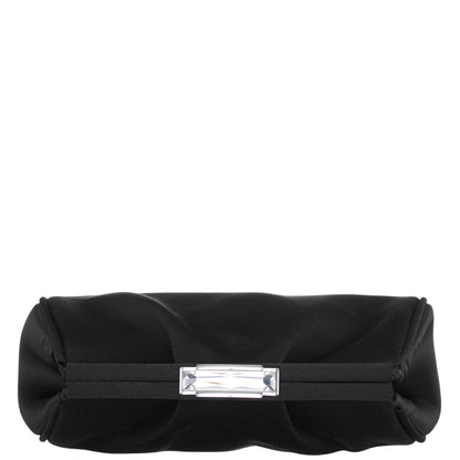 Blayz Black Satin Frame Clutch | Nina Shoes