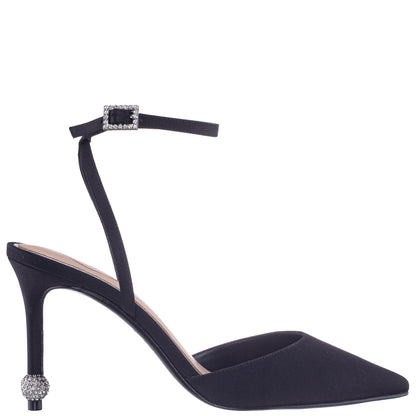 Nasha Black High-Heel Pumps | Nina Shoes