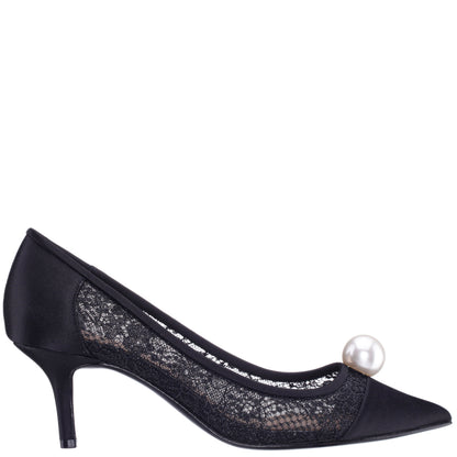 BENCE-BLACK GLITTER – Nina Shoes | Nina Shoes