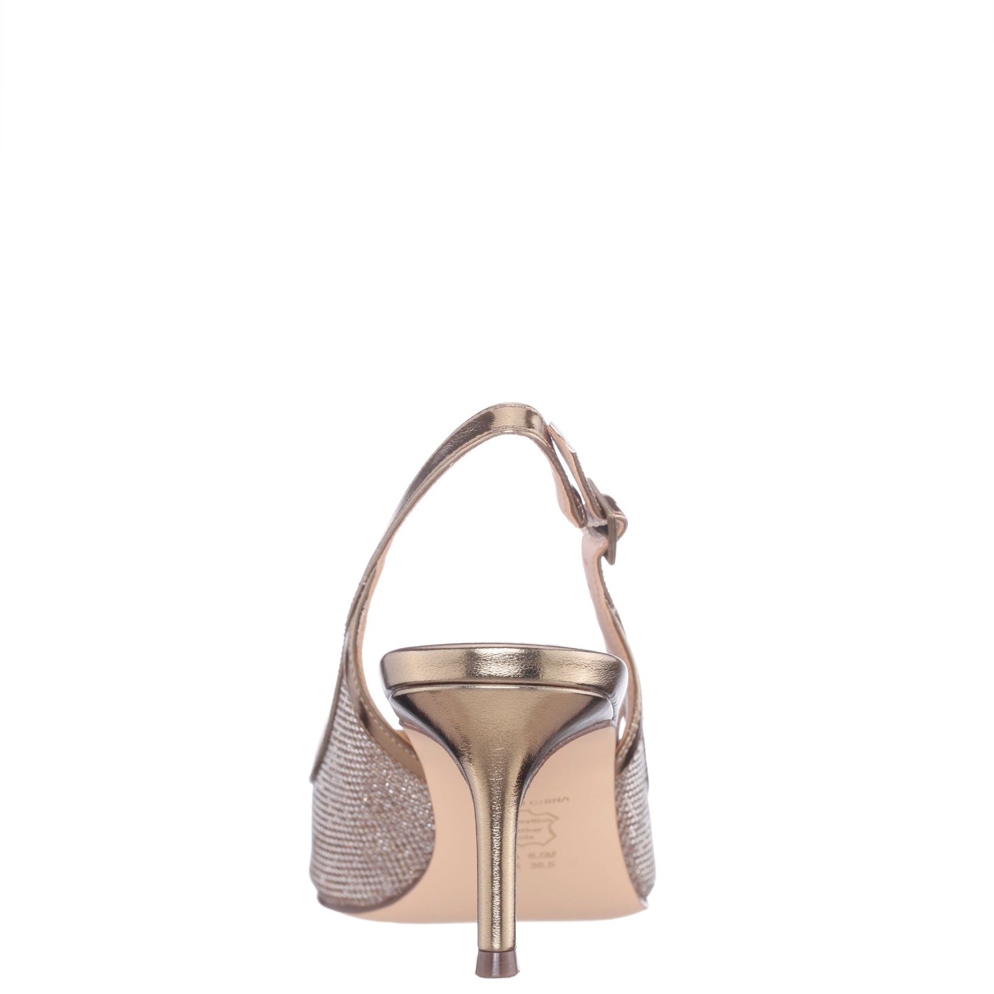 Nazuri Beige Mid-Heel Pumps | Nina Shoes