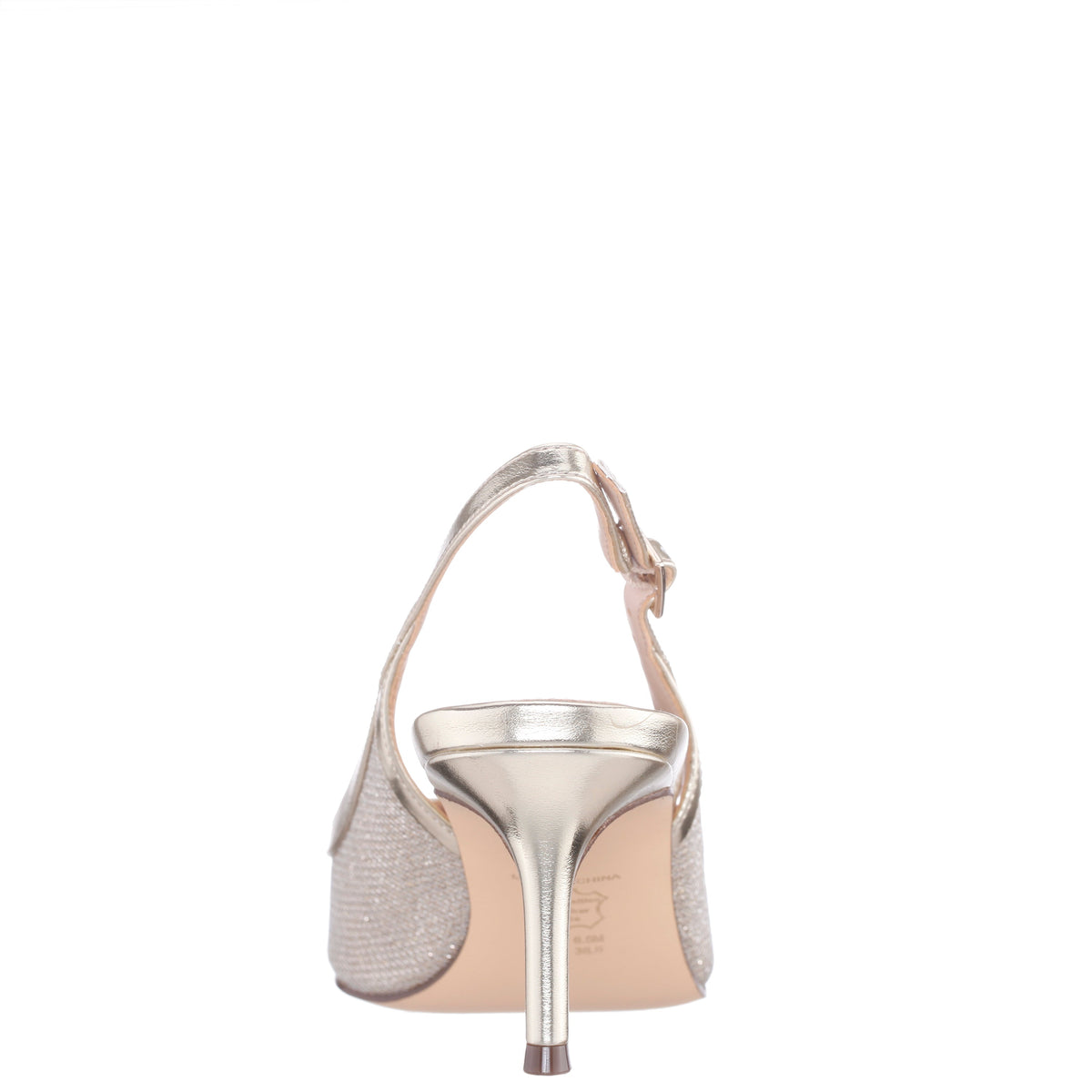 Nazuri Soft Platino Mid-Heel Pumps | Nina Shoes