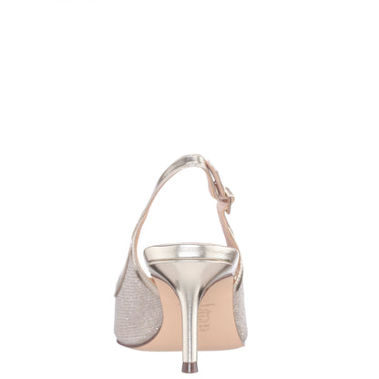 Nazuri Soft Platino Mid-Heel Pumps | Nina Shoes