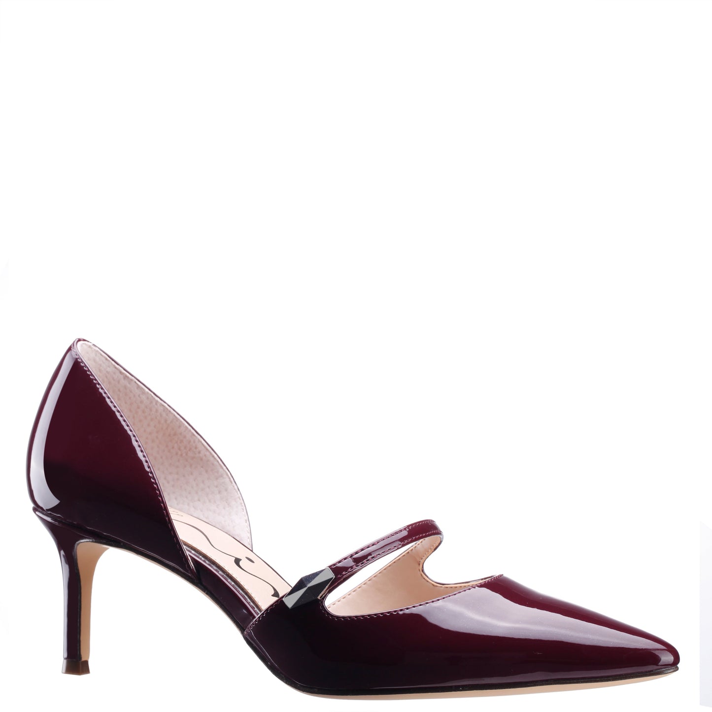 Nashly Red D Orsay Mid-Heel Pumps | Nina Shoes
