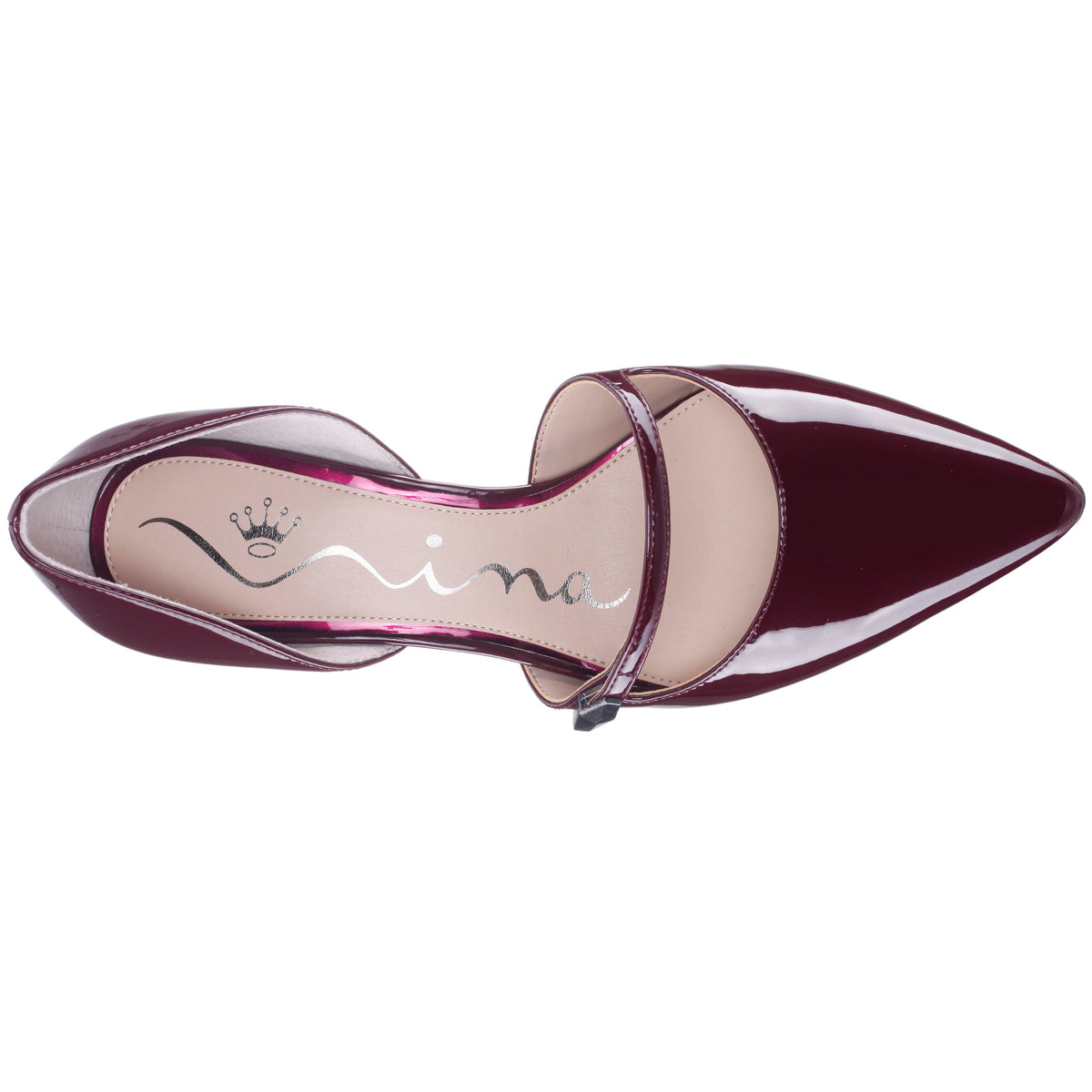 Nashly Red D Orsay Mid-Heel Pumps | Nina Shoes