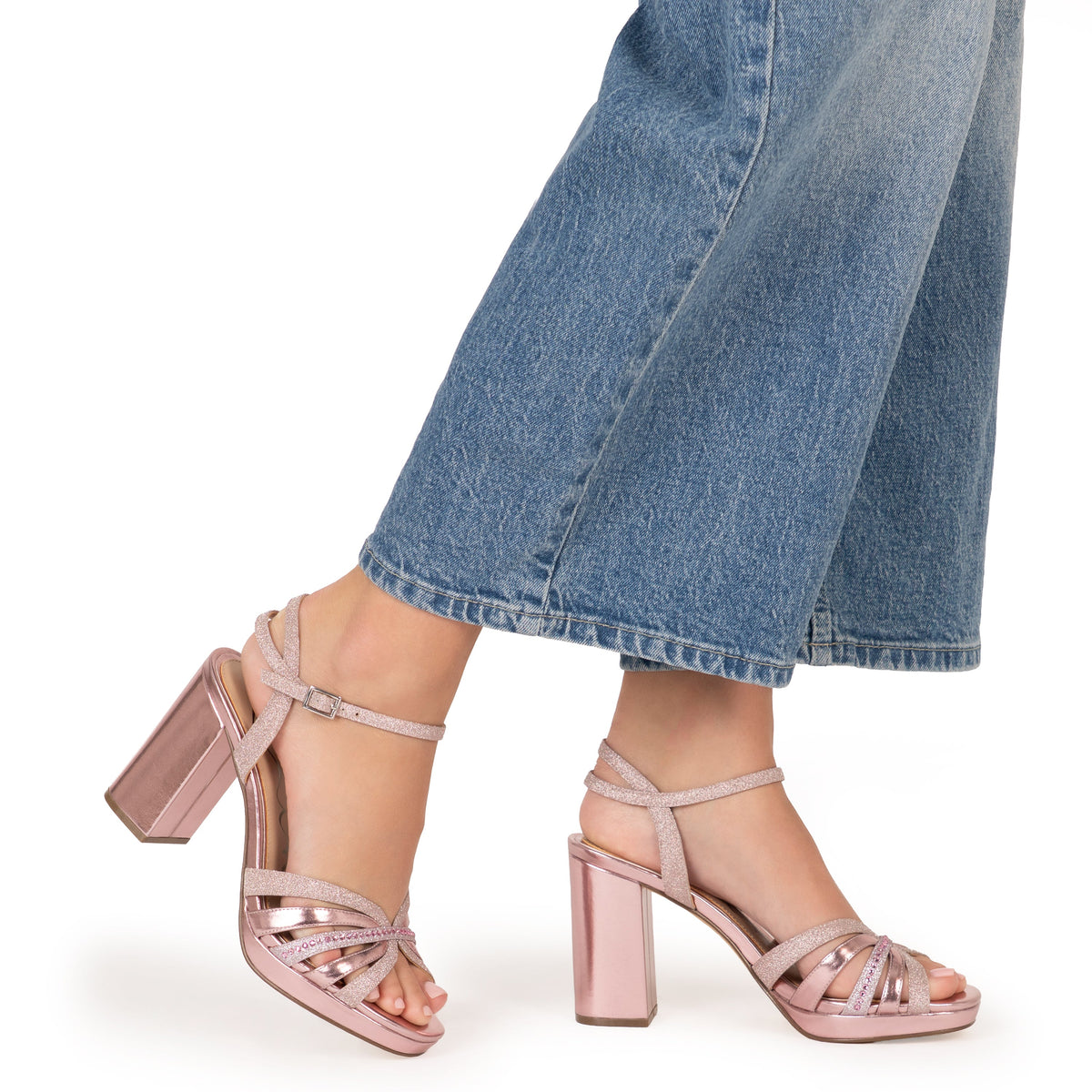 Shantay Pink Sandal High-Heel Platform | Nina Shoes