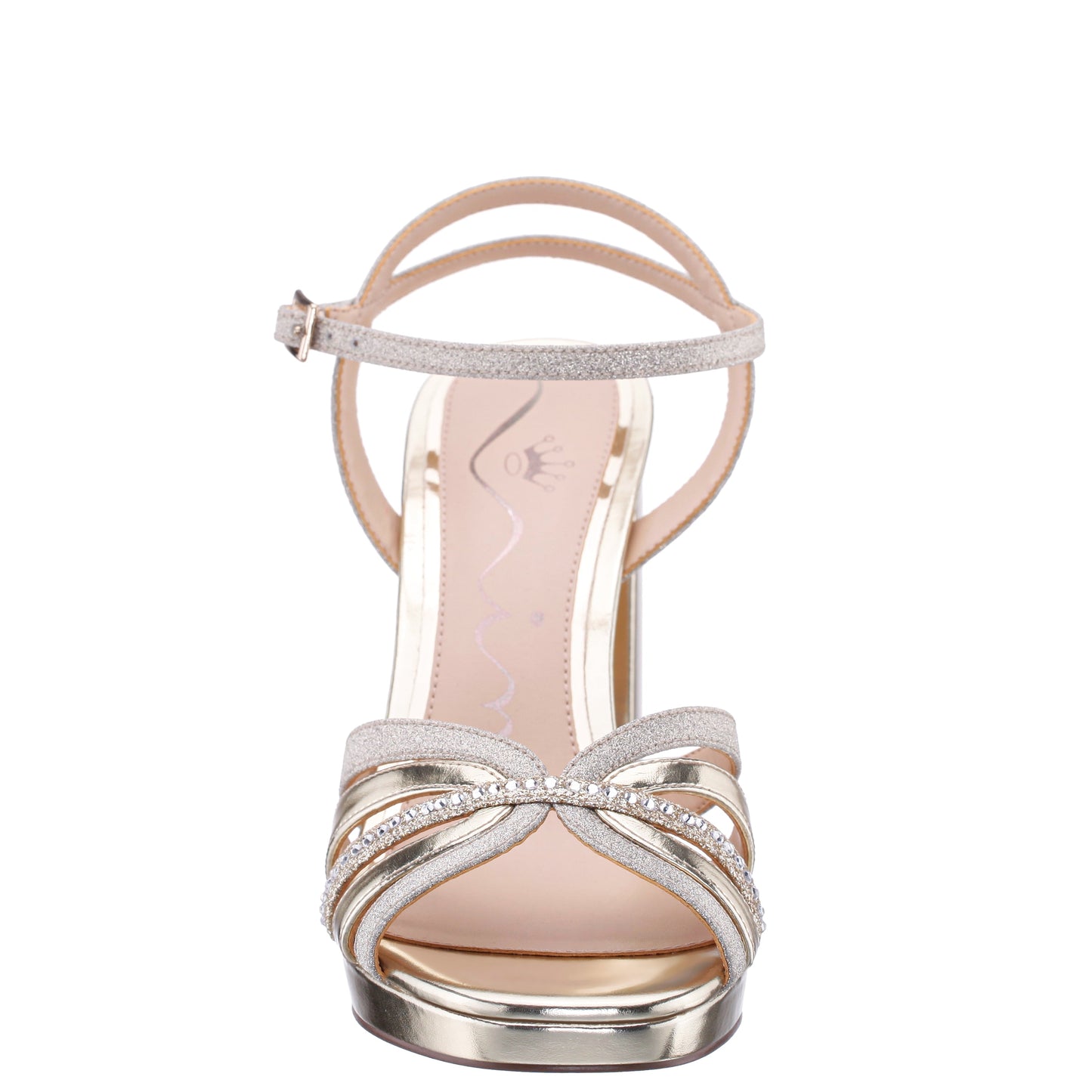 Shantay Gold Sandal High-Heel Platform | Nina Shoes