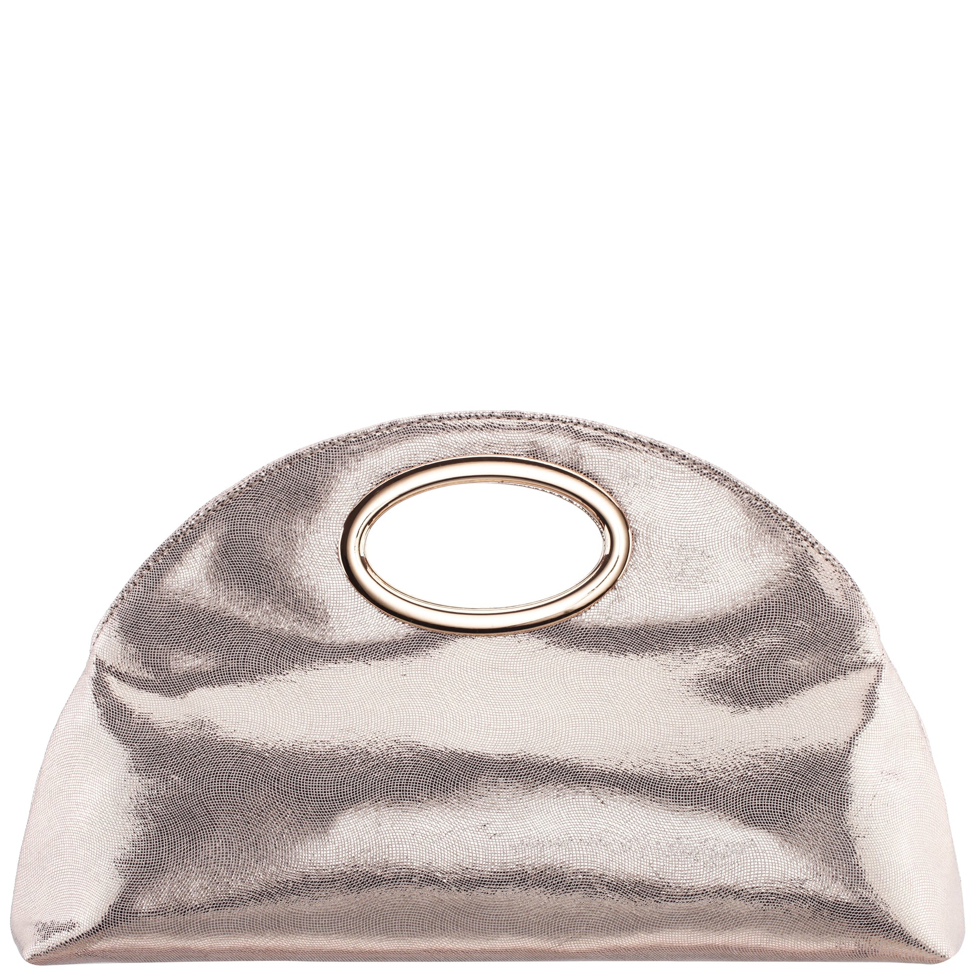 Jael Light Gold Metallic Geo Swirl Fabric Handle Bag | Nina Shoes