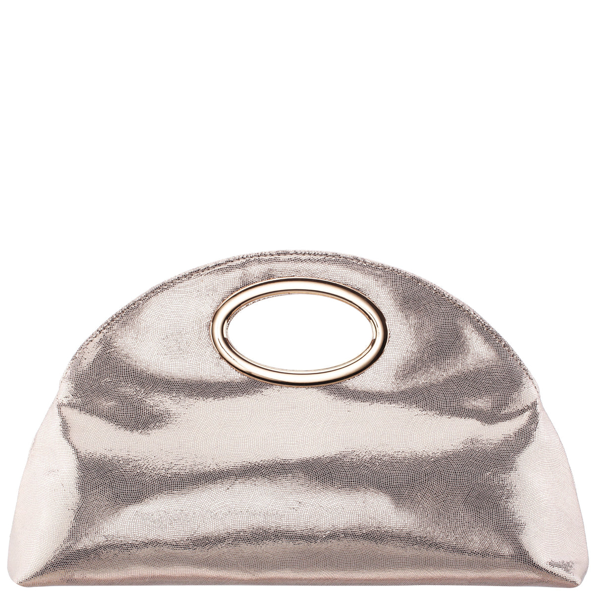 Jael Light Gold Metallic Geo Swirl Fabric Handle Bag | Nina Shoes