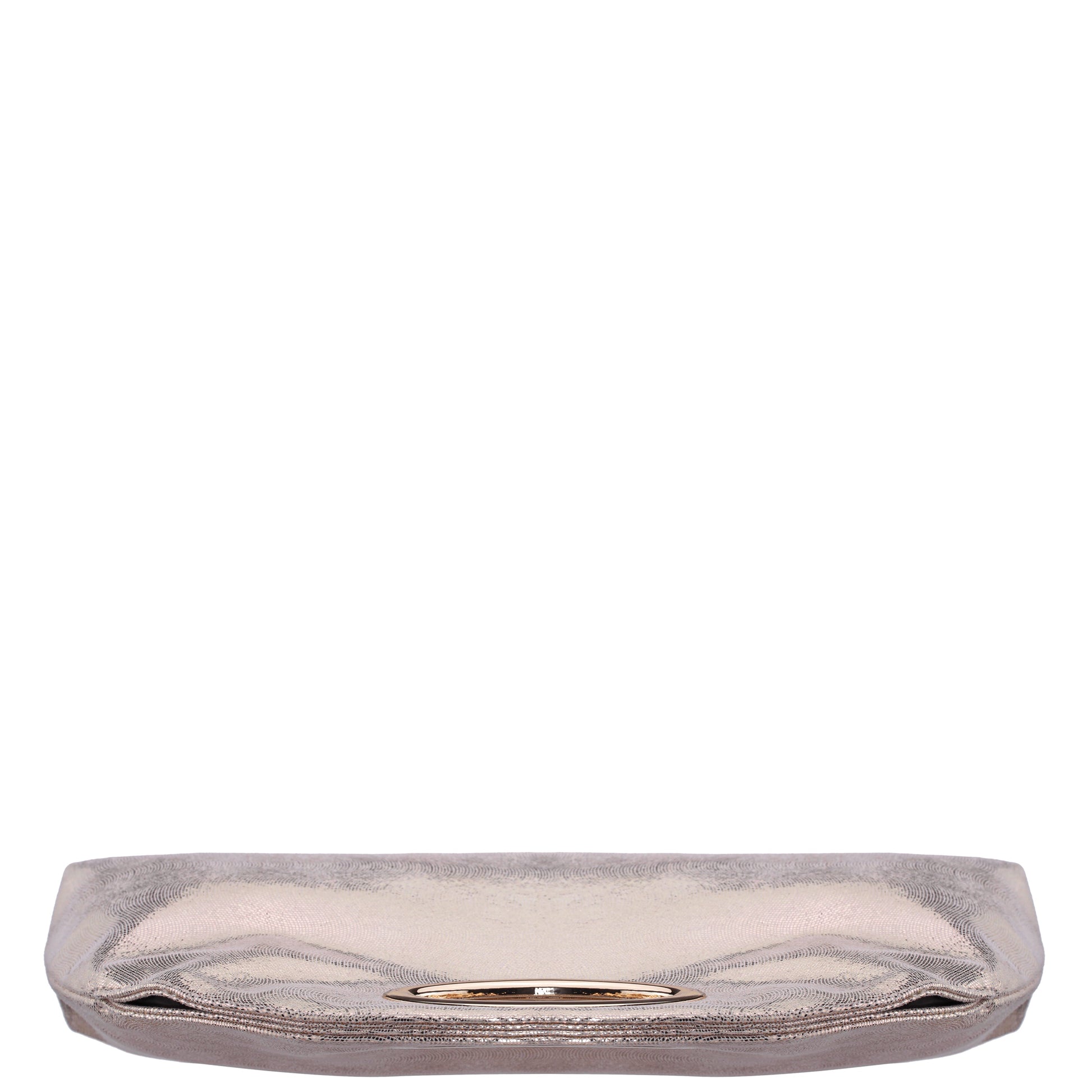 Jael Light Gold Metallic Geo Swirl Fabric Handle Bag | Nina Shoes