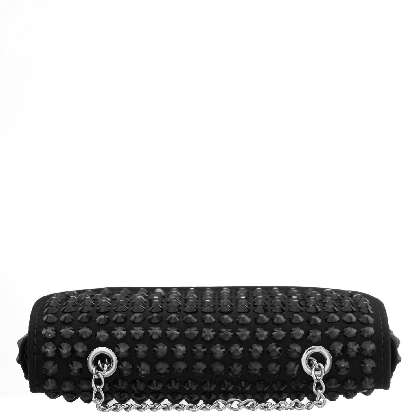 Bixby Black Satin Crossbody Bag | Nina Shoes