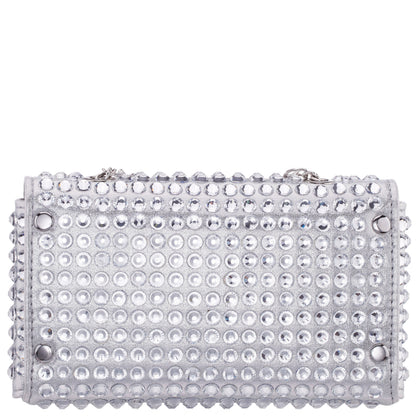 Bixby Silver Glamex Crossbody Bag | Nina Shoes
