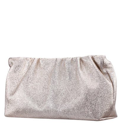 Thea-T Platino Stellarglow Fabric Frame Clutch | Nina Shoes