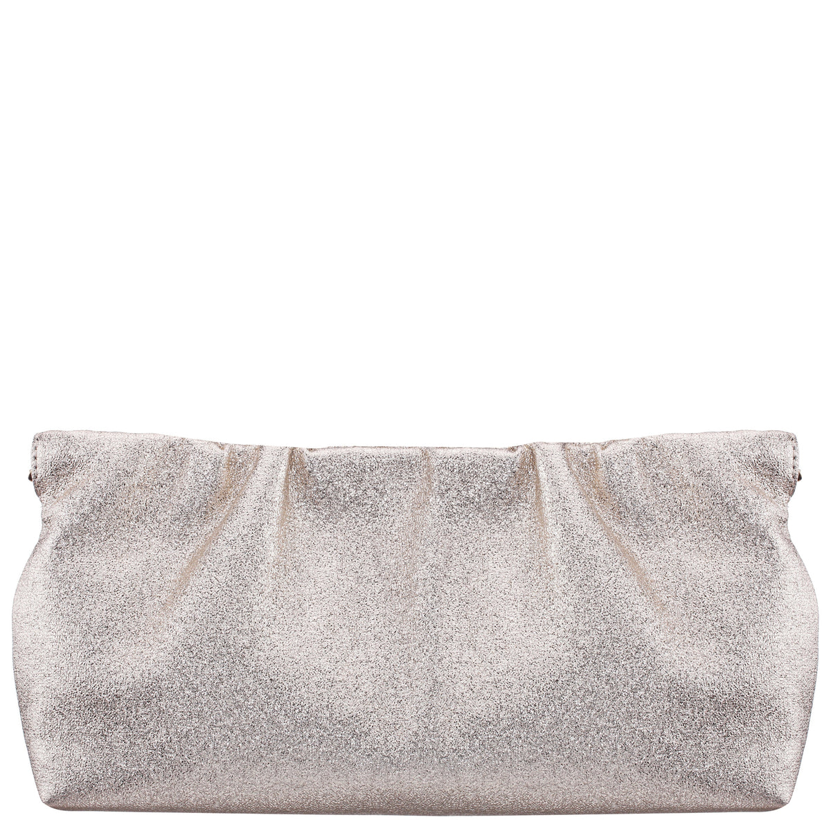 Thea-T Platino Stellarglow Fabric Frame Clutch | Nina Shoes