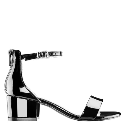 Girls Hidi Black ankle strap dress sandals | Nina Shoes