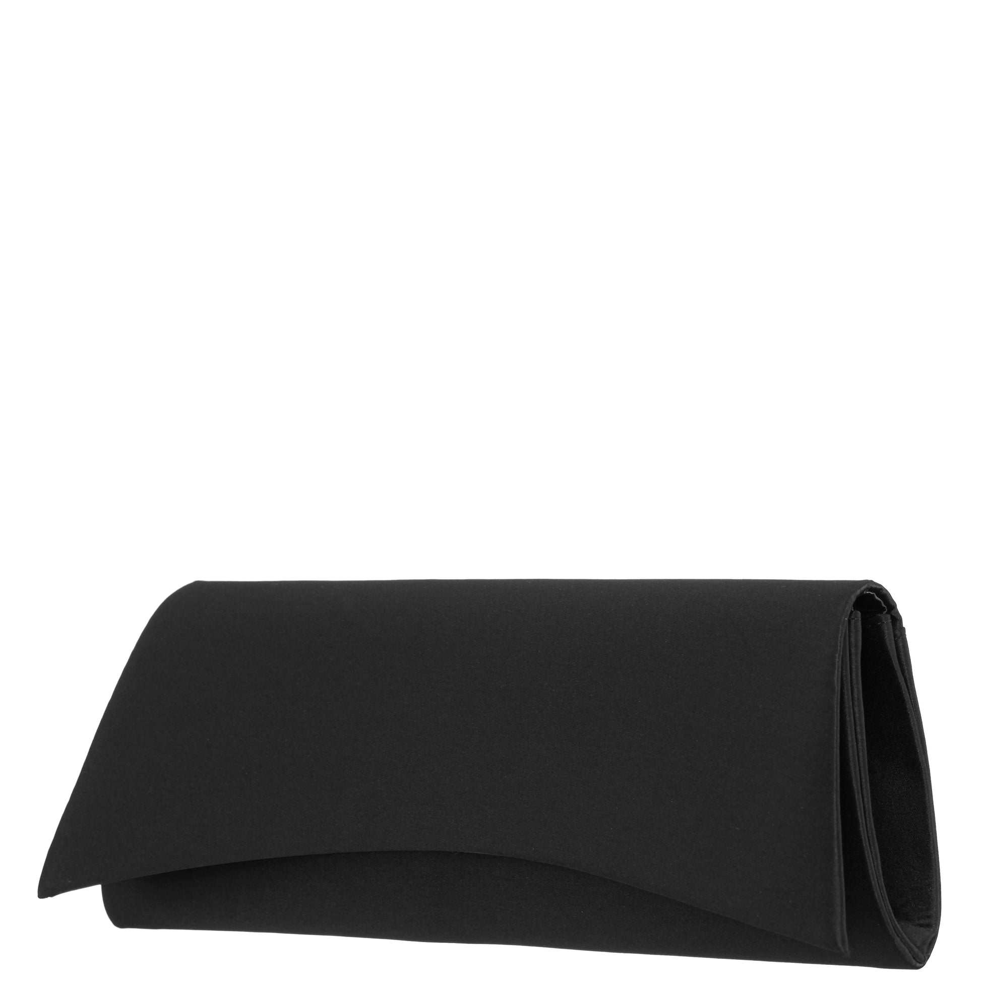 Zoey-Z Black Satin Clutch Bag | Nina Shoes