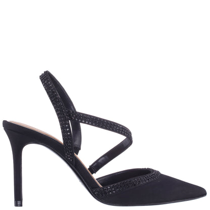 Nicara Black High-Heel Pumps | Nina Shoes