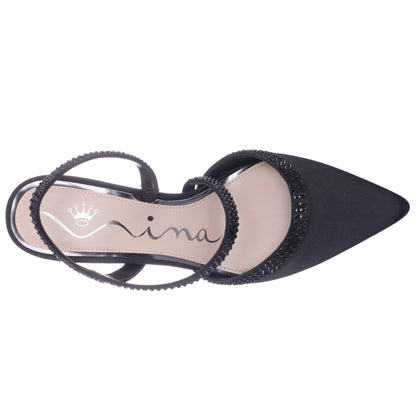 Nicara Black High-Heel Pumps | Nina Shoes