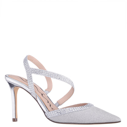 Nicara Silver High-Heel Pumps | Nina Shoes