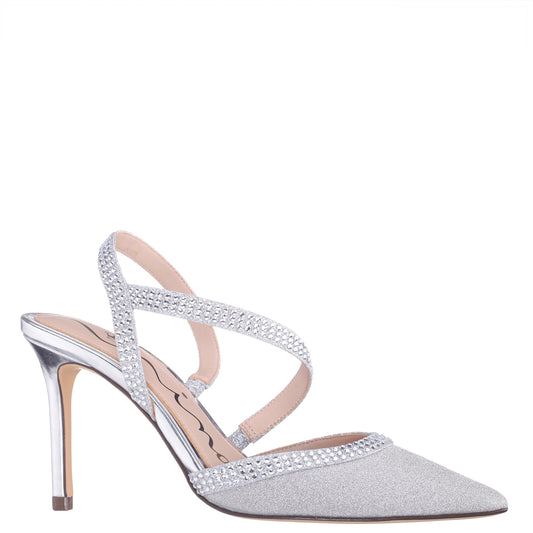 Nicara Silver High-Heel Pumps | Nina Shoes