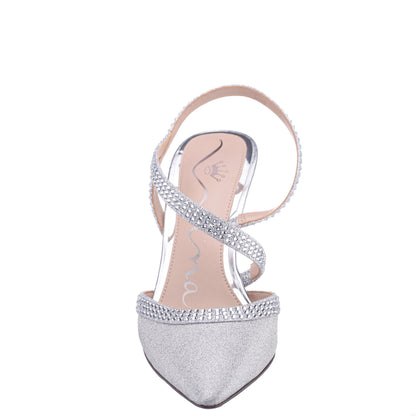 Nicara Silver High-Heel Pumps | Nina Shoes