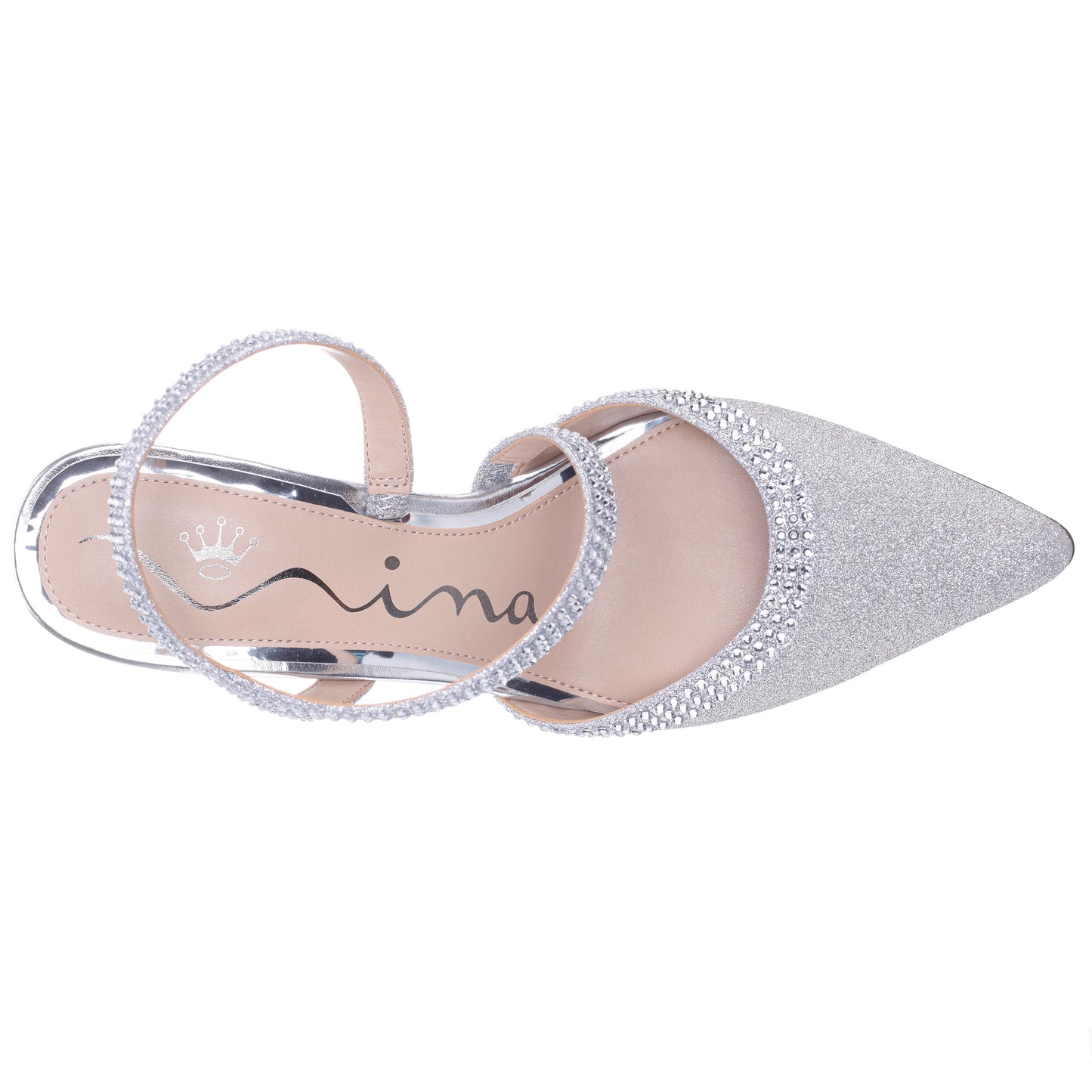 Nicara Silver High-Heel Pumps | Nina Shoes