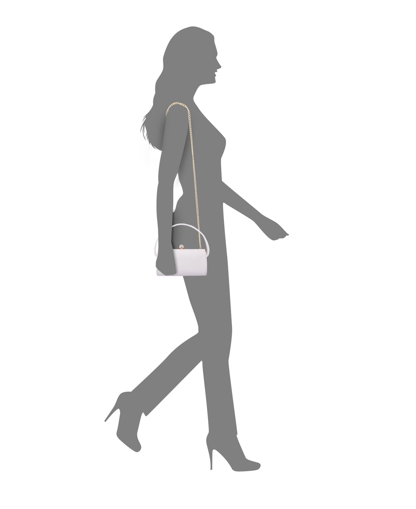 Khalani Beige Satin Handle Bag | Nina Shoes