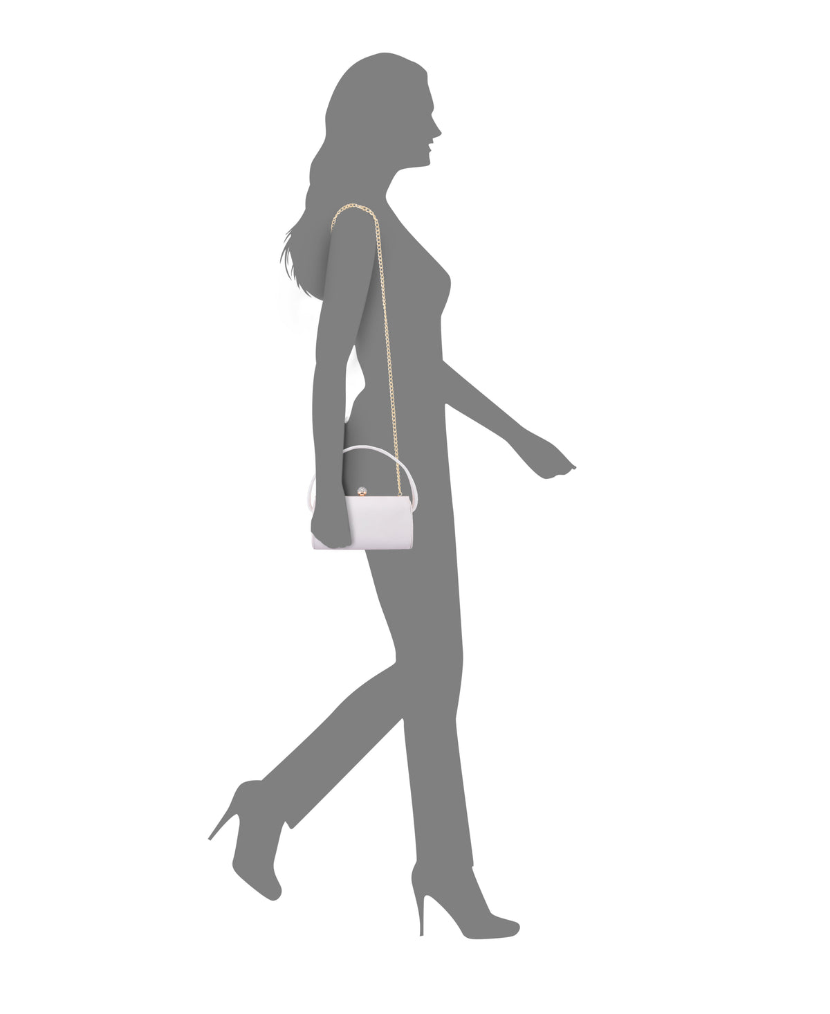 Khalani Beige Satin Handle Bag | Nina Shoes