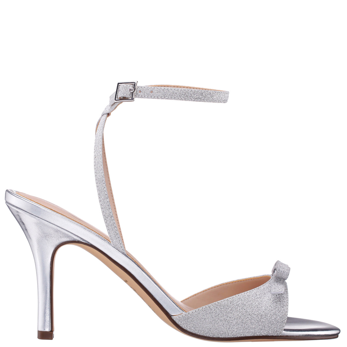 Vicci Silver Sandal High-Heel | Nina Shoes