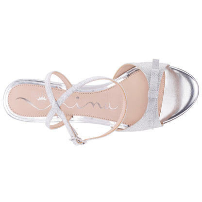 Vicci Silver Sandal High-Heel | Nina Shoes